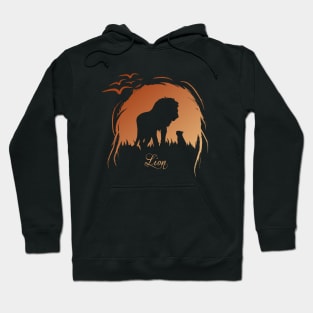 Lion Ilustrator Design Hoodie